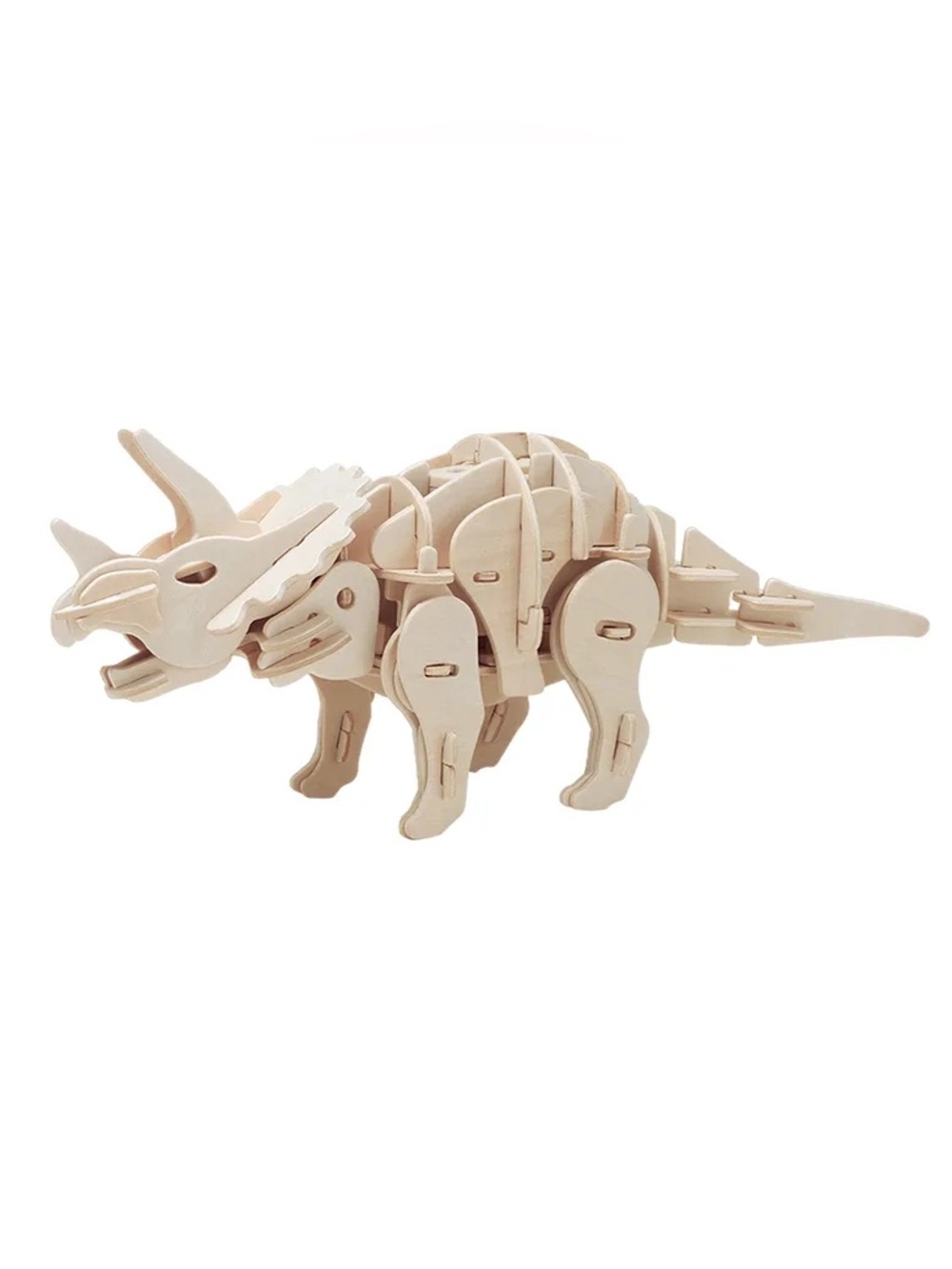 ROKR Triceratops Wooden Puzzle D430 Robotime Moving Dinosaurs SEALED New